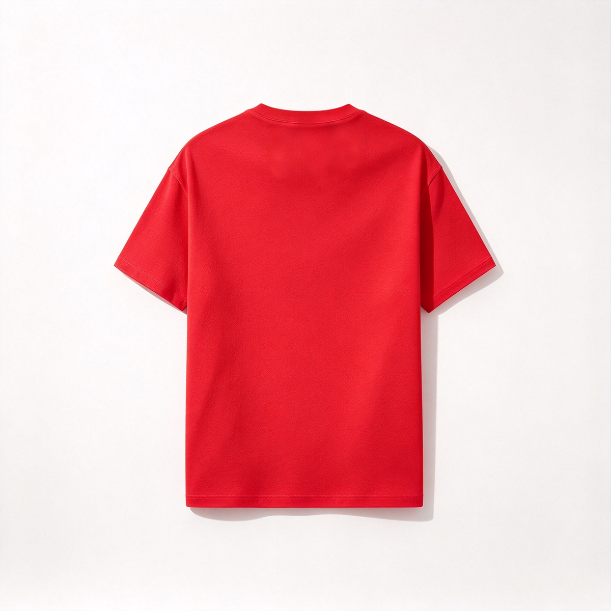 Arkbelle Classic Crew Neck Short Sleeve T-Shirt, Vibrant Solid Red Basic Casual Tee, Soft Breathable Cotton t-shirt for Men Women Everyday Outfit Workout Layering Top