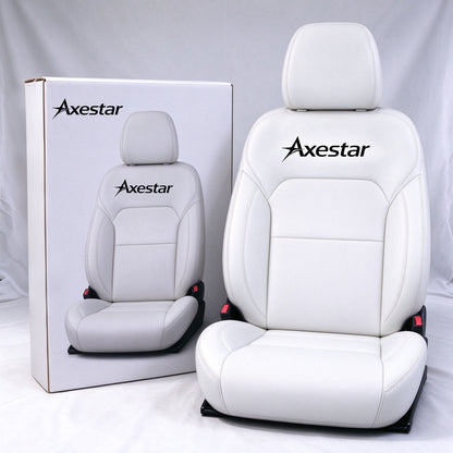 Axestar Car Seat Cover, Breathable Faux Leather Vehicle Seat Cushion, Ergonomic Auto Seat Protector for Sedan SUV Truck Interior Upgrade