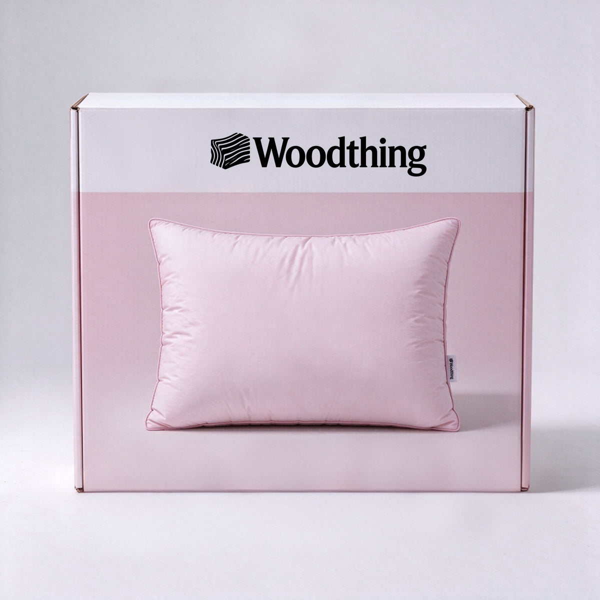 Woodthing Soft Bed Pillows for Sleeping Fluffy Support Pillow for Side Back Stomach Sleepers Hotel Quality Plush Pillow Compressed Packaging for Easy Shipping
