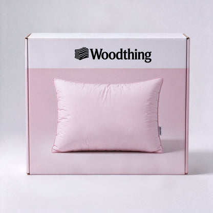 Woodthing Soft Bed Pillows for Sleeping Fluffy Support Pillow for Side Back Stomach Sleepers Hotel Quality Plush Pillow Compressed Packaging for Easy Shipping