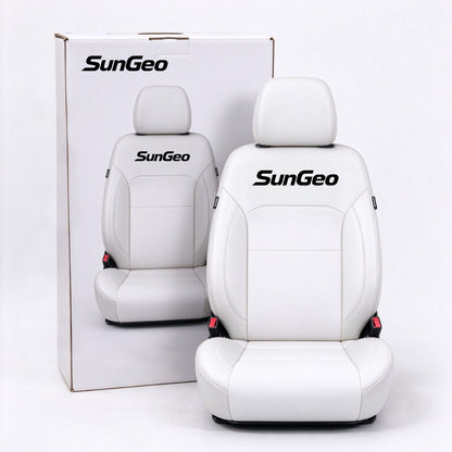 SunGeo Vehicle Seat, Ergonomic Automotive Replacement Seat, Comfortable Wear Resistant Full Wrap Car Seat