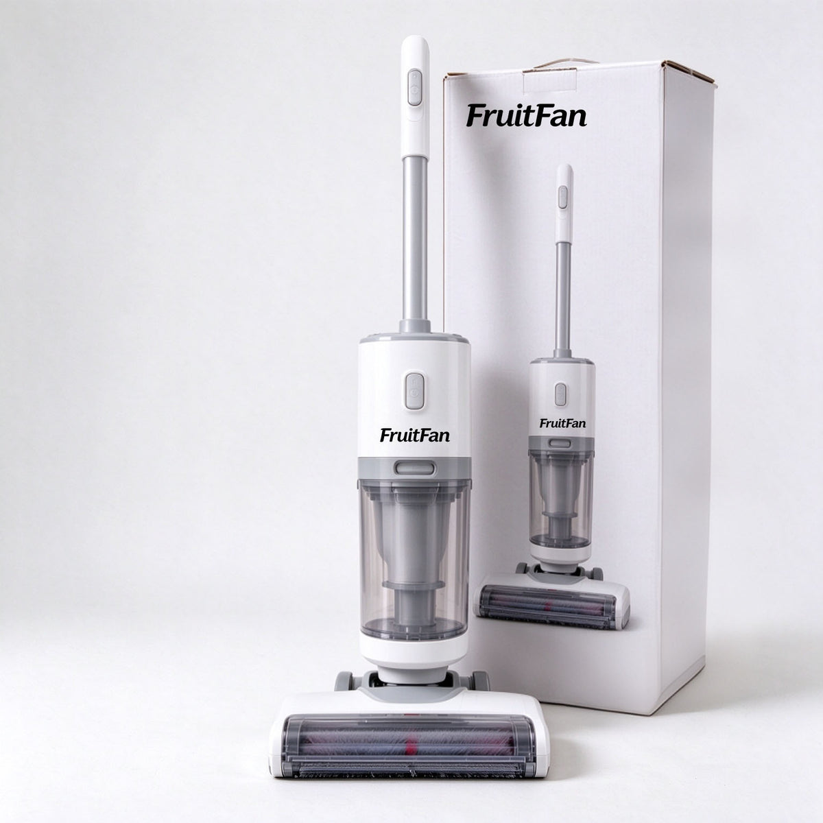 FruitFan Cordless Stick Wet Dry Vacuum Cleaner, Powerful Suction Self ...