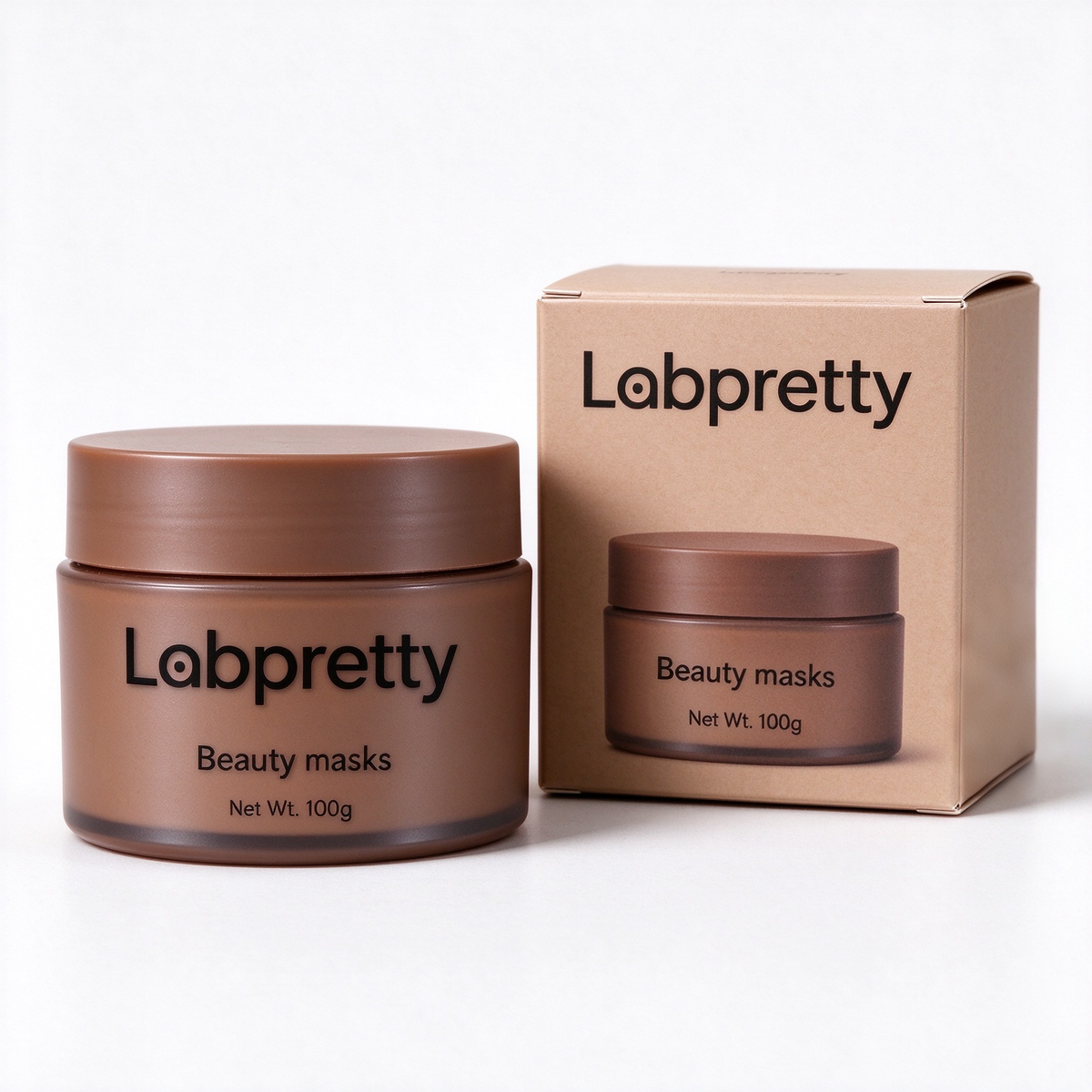 Labpretty Deep Cleansing Clay Mask 100g, Oil Control Smearing Beauty Mask, Refine Pores, Hydrating Non-Drying Facial Mask for Skin Care