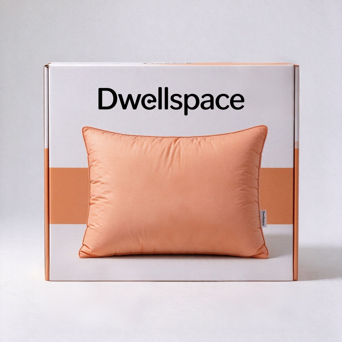 Dwellspace Soft Bed Pillows for Sleeping Fluffy Support Pillow for Side Back Stomach Sleepers Hotel Quality Plush Pillow Compressed Packaging for Easy Shipping