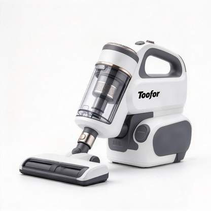 Toofor Cordless Vacuum Cleaner, 2000W Powerful Suction Handheld Vacuum for Home Hard Floor Carpet Pet Hair