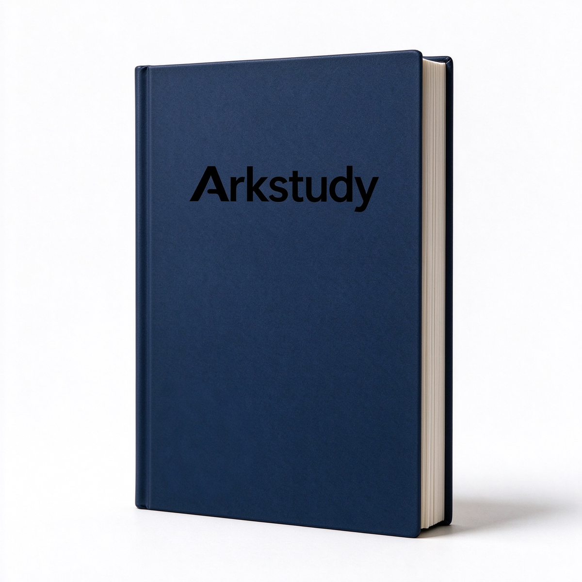 Arkstudy Navy Hardcover Notebook, Minimalist Thick Journal, Acid-Free ...