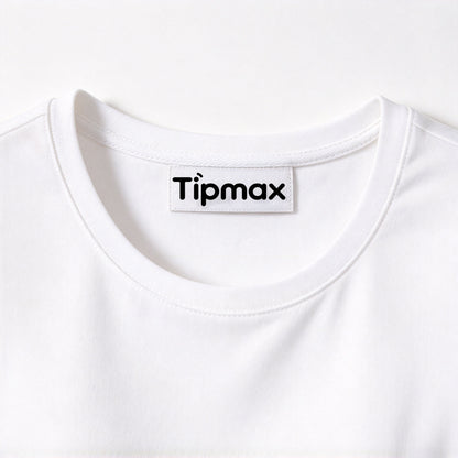 Tipmax Womens Crew Neck Short Sleeve Fit-and-Flare Dress, Soft Cotton Blend Slimming Mini Dress, Solid Casual Dress For Office And Daily Wear