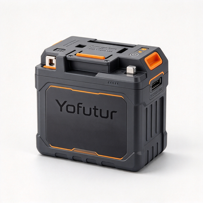 Yofutur Portable Power Station Battery, High Capacity Rechargeable Backup Battery Pack for Camping RV Outdoor Emergency Power Supply