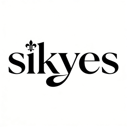sikyes Men's Short Sleeve T-Shirt, Classic Crew Neck Cotton Tee, Minimal Logo Print Casual Summer T Shirt for Daily Wear
